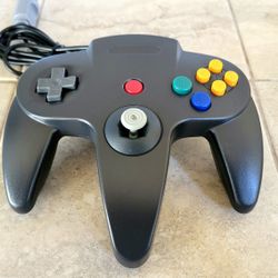 N64 Controller - Black - Nintendo 64 Joystick - Super Mario - Kirby - Zelda