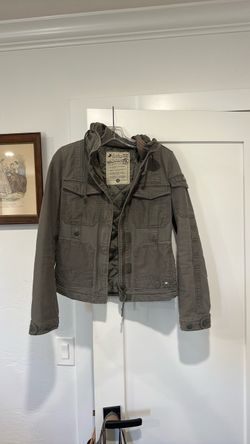 Lois Olive Green Military Utility Jacket