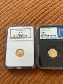 1/10 Gold Eagle MS70
