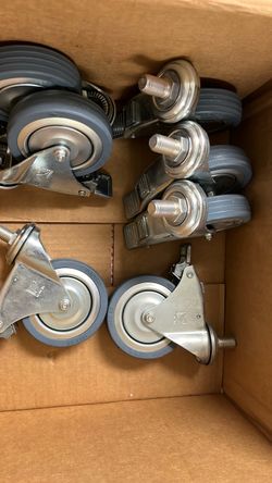 Swivel Caster Wheels with Brakes – Set