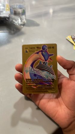 Lapras VMAX 320 HP Foil Pokémon TCG Card - English, Standard Size