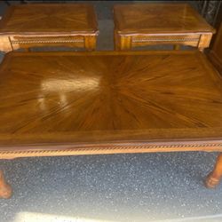 Coffee table With Two End Tables