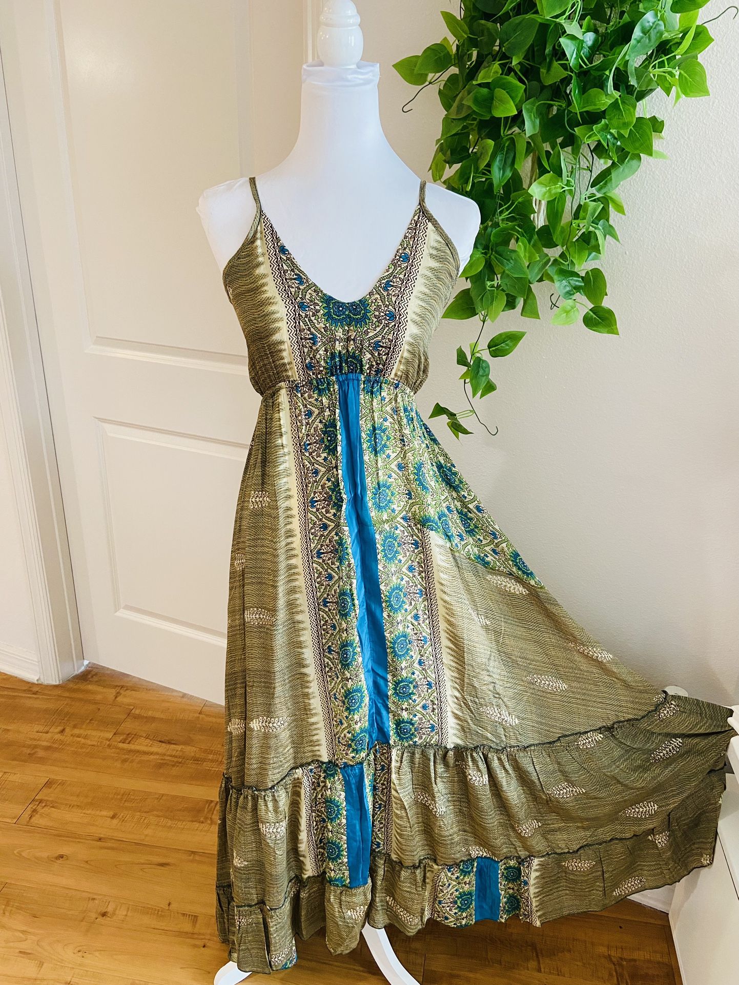 Women Ladies Boho Floral Maxi Dress Cocktail Party Evening Summer Beach Sundress