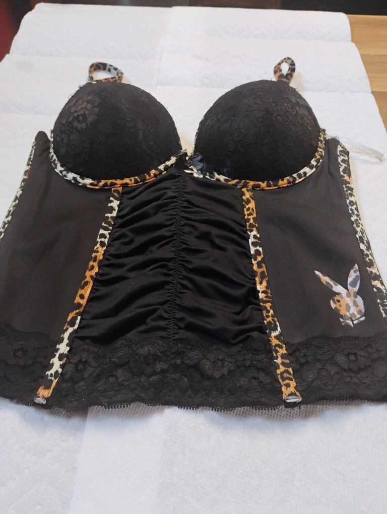 Playboy Bustier Corset Women's Size Medium