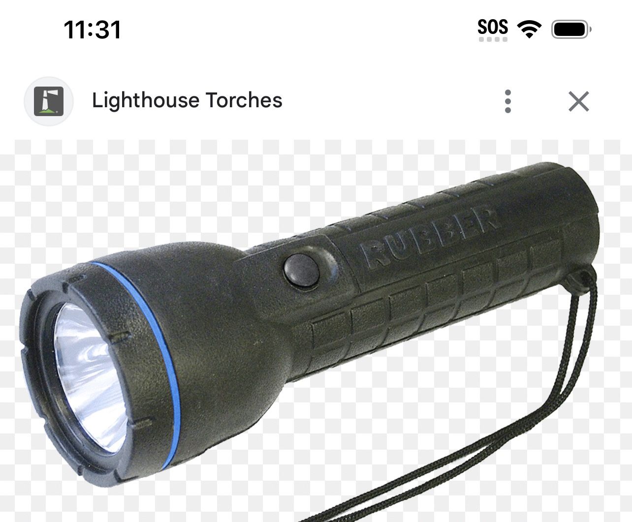 KRYPTON RUBBER TORCH