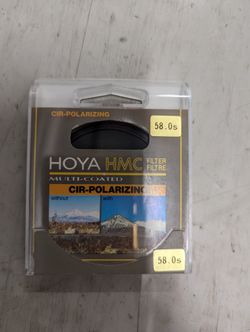 Hoya Circular UV Polarizer Glass Filter 58mm