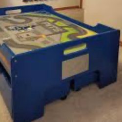 Hot Wheel Playing Table With Underneath Storage 