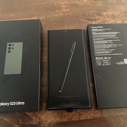 Samsung Galaxy S23 ULTRA Factory Unlocked Brand New 256 Gb Largest Screen Best Camera 100x Zoom
