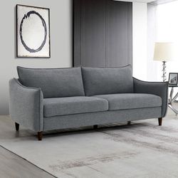 💎 GRAY CHENILLE SOFA REMOVABLE BACK PILLOW💎