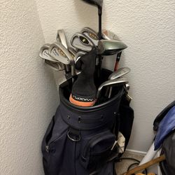 Golf Bag + Golf Clubs