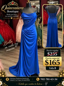 Blue royal dress