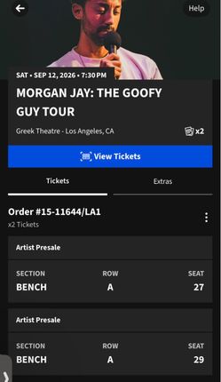 Morgan Jay Tickets