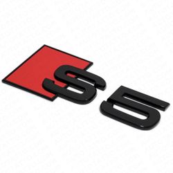 Audi S5 Gloss Black Rear Letter Tail Nameplate Trunk Emblem Badge Sport Sline