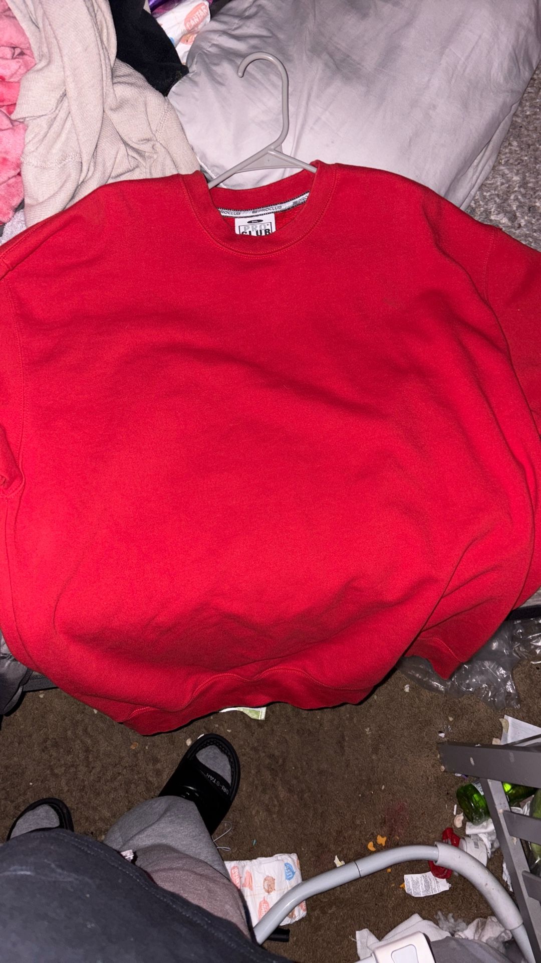 Red Pro Club Sweater