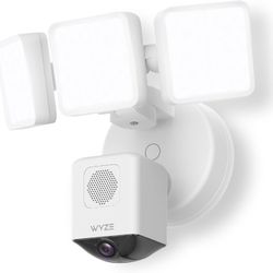 Wyze - Floodlight Camera Pro, 3000 Lumen LEDs, 180° Wide View, 2k HD Outdoor