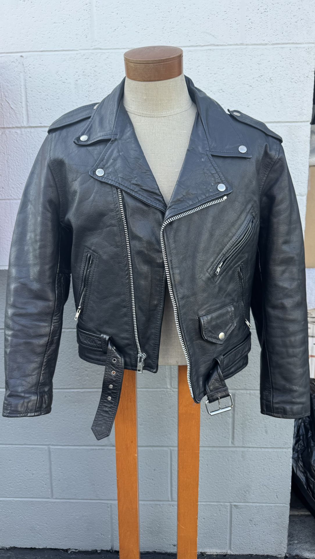 Leather Jacket Size Medium