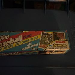 1992 Topps Baseball Complete Factory Set/ Sealed W / 10 Gold Cards