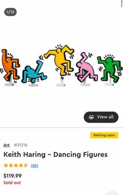 KEITH HARING LEGO