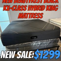 NEW BEAUTYREST BLACK KX-CLASS HYBRID KING MATTRESS