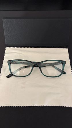 GENEVIEVE PARIS DESIGN ACCLAIM EYEGLASSES 52-17-140 IN TEAL WITH CASE