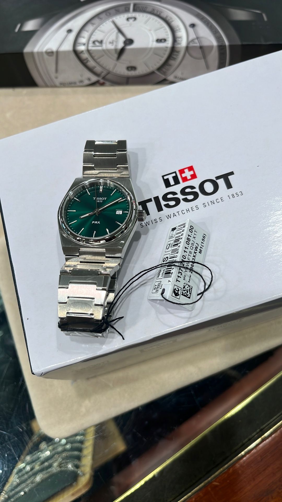 TISSOT PRX 36mm Green/Silver