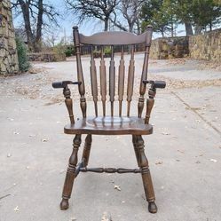 Dining Armchair Keller Vintage Cattail Back Captain Catkin Table Chair
