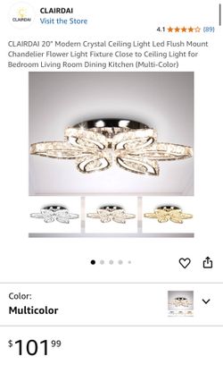 Modern Crystal Ceiling Light 