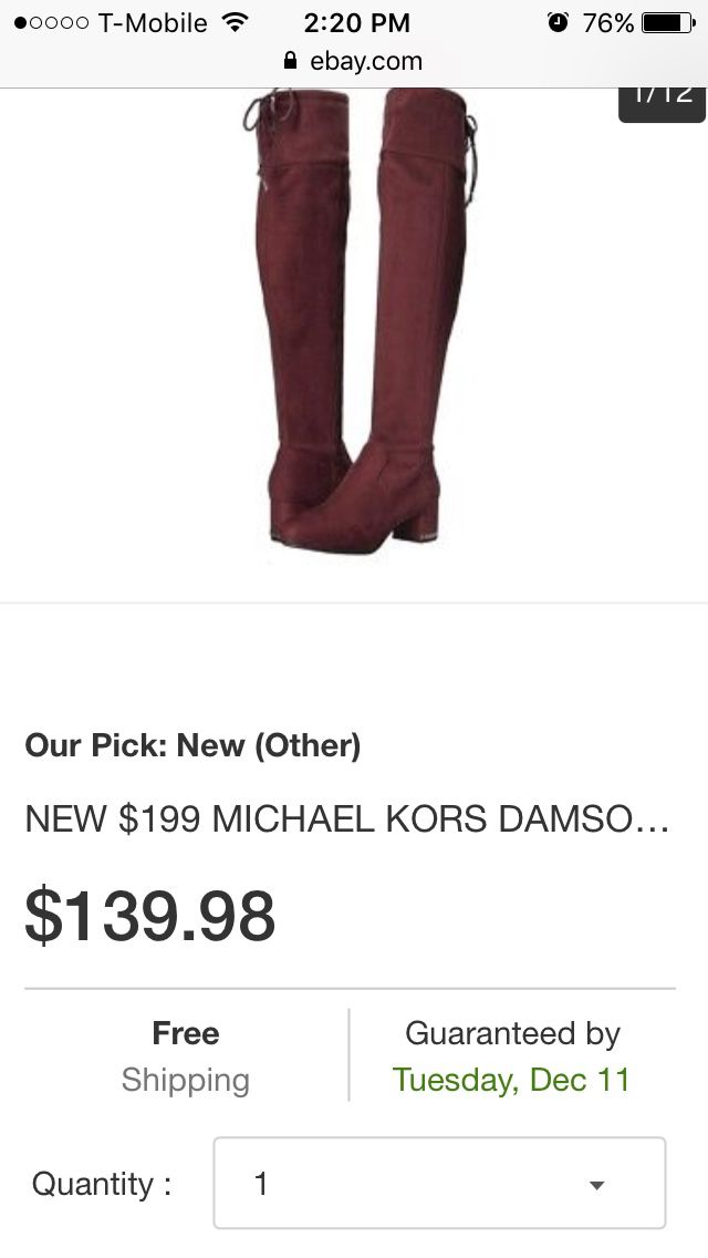 Michael Kors over knee boots