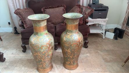 2 Beautiful Tall Vase