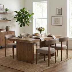 VKNOW Wooden Dining Chairs Only