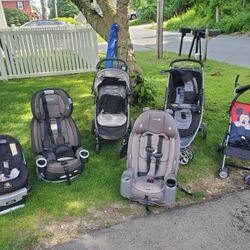 3 Car Seats 4 Carriages 