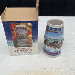 1995 Budweiser Holiday Stein