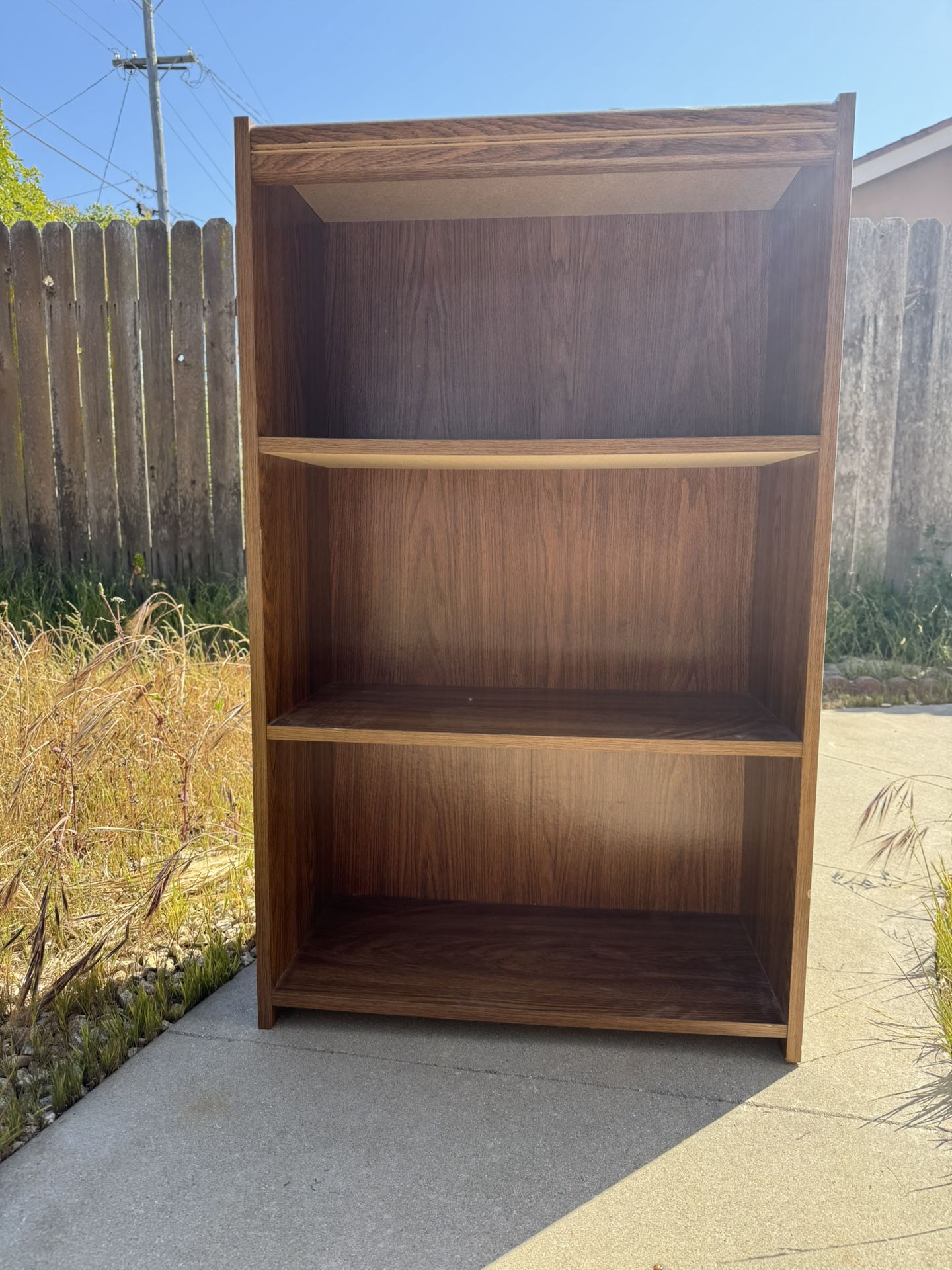 3 Shelf Book Shelf Wood
