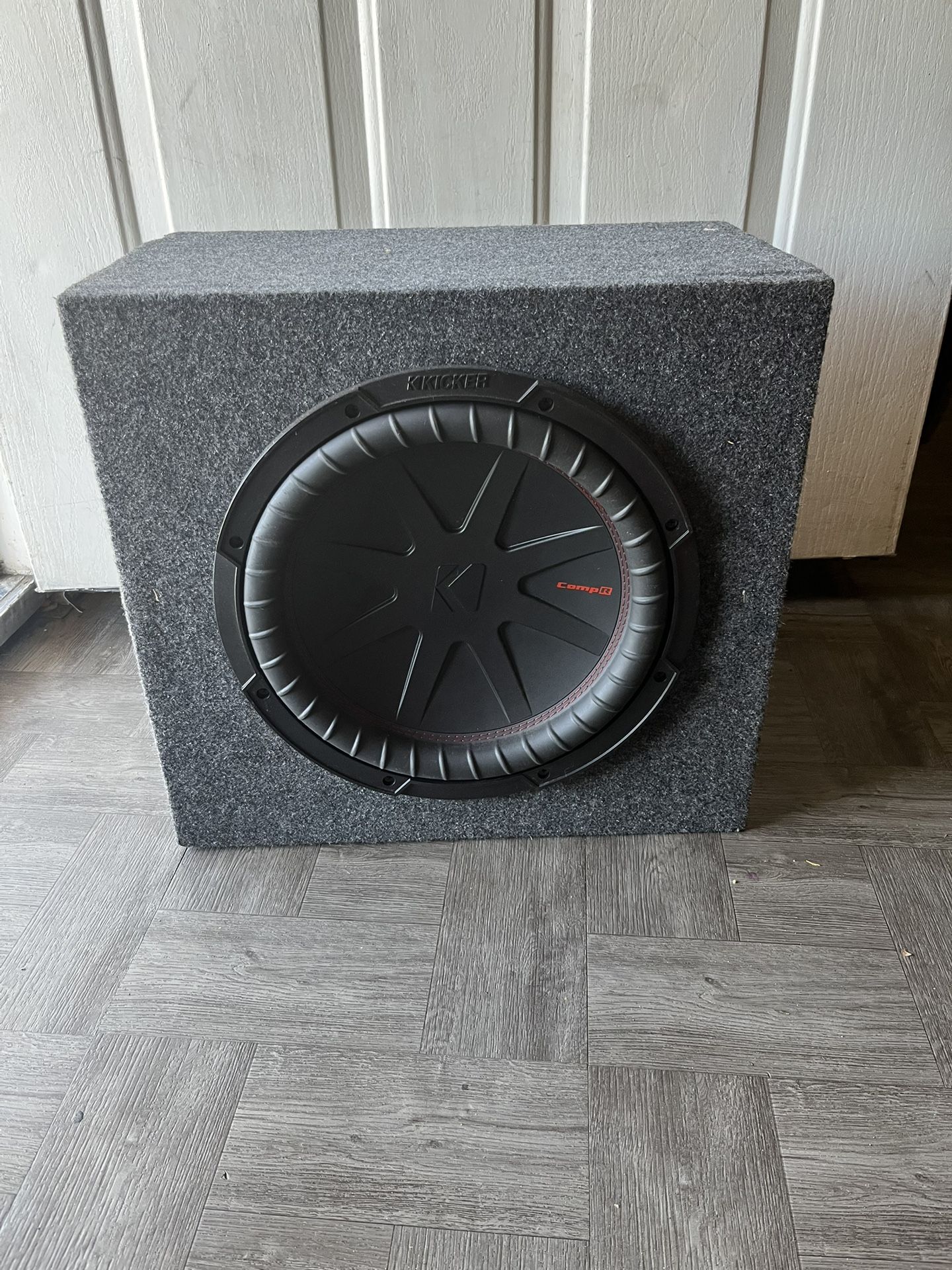 Kicker 12” Subwoofer With Enclosed Box