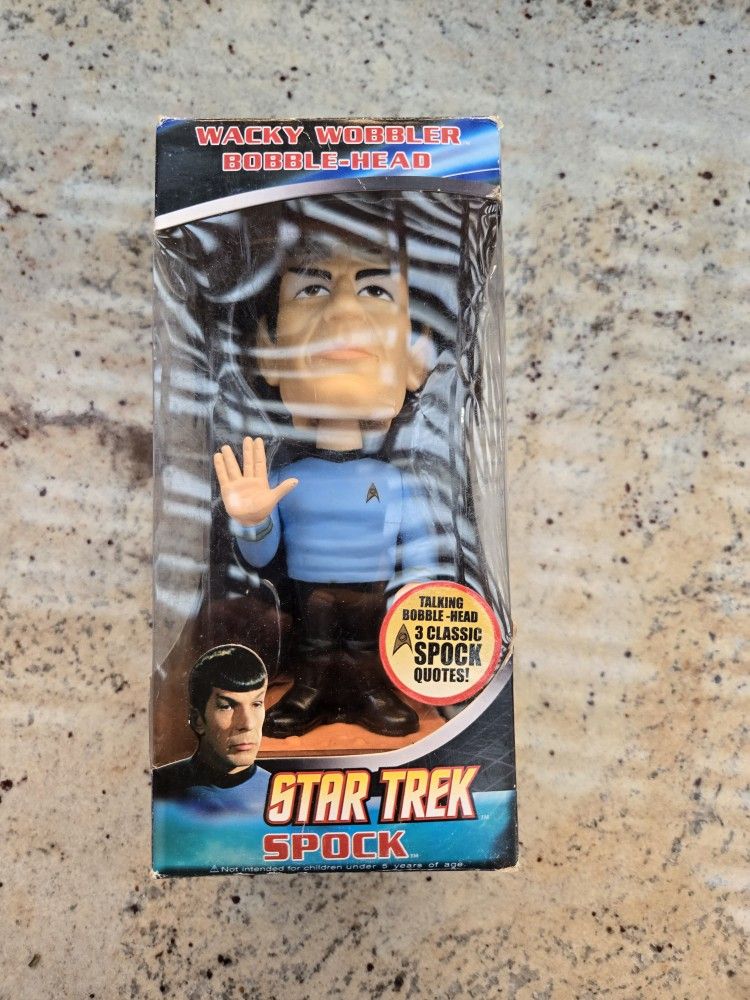 Spock Bobble Head 2009 Star Trek 7” Funko