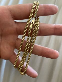 14k Rope chain