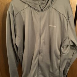 Columbia Sportswear Mens 2XL Gray Jacket Full Zip Omni Shield