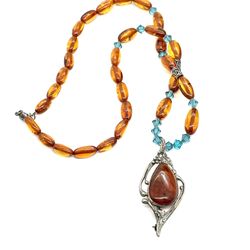 Sterling Bakelite Necklace