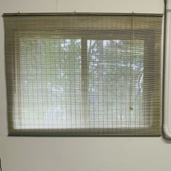 2 Large PVC Roll-Up Blinds -garage Shop Patio