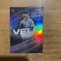 2022 CAPSTONE SHANE BAZ VELO ROOKIE CARD 
