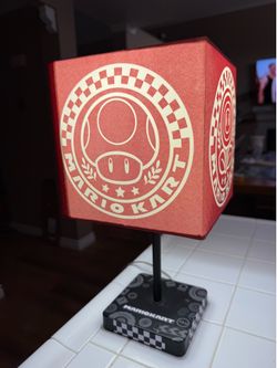 Nintendo Mario cart table lamp