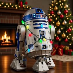 Star Wars 3.5 ft. Animated LED R2D2 Decoration Animatronic Home Depot