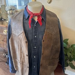 Unik Leather Goods Men’s Biker Vest
