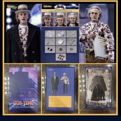 1/6 Doc Brown Figure Back To The Future Part 2 MMS Figure Not Hot Toys