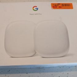 Google Nest Wifi Pro 6E Router - 2 Pack - Whole Home Mesh Wifi System