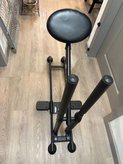 Black Home Fitness Stepper Machine