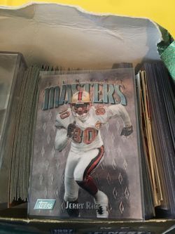 1997 Topps finest silver Jerry Rice embossed