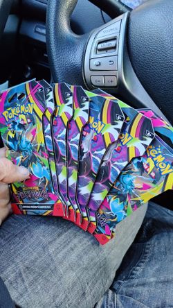 Brand new sealed Pokémon TCG Mega Evolution Pitch Black Booster Packs x8 for sale or trade