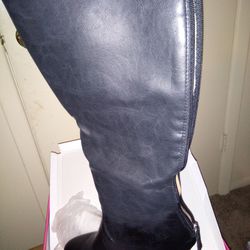 Sexy black knee boots brand new Sz.8