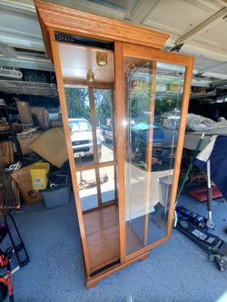 curio cabinet display